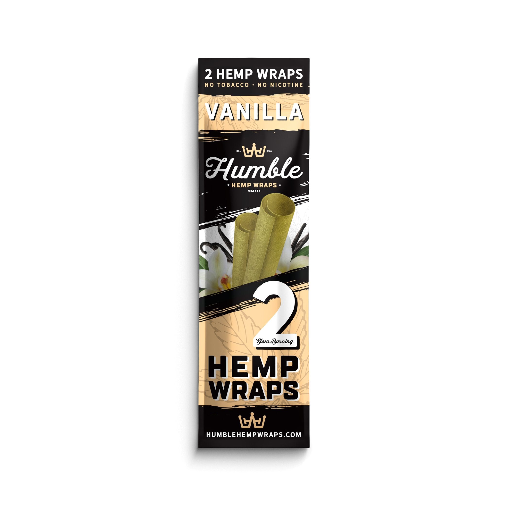 Humble Hemp Wraps - Vanilla Flavor - 25 Pack