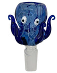 Blue Octopus Glass Bong Bowl