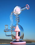 11" Spiral Mushroom Recycler Water Bong with Circ Perc