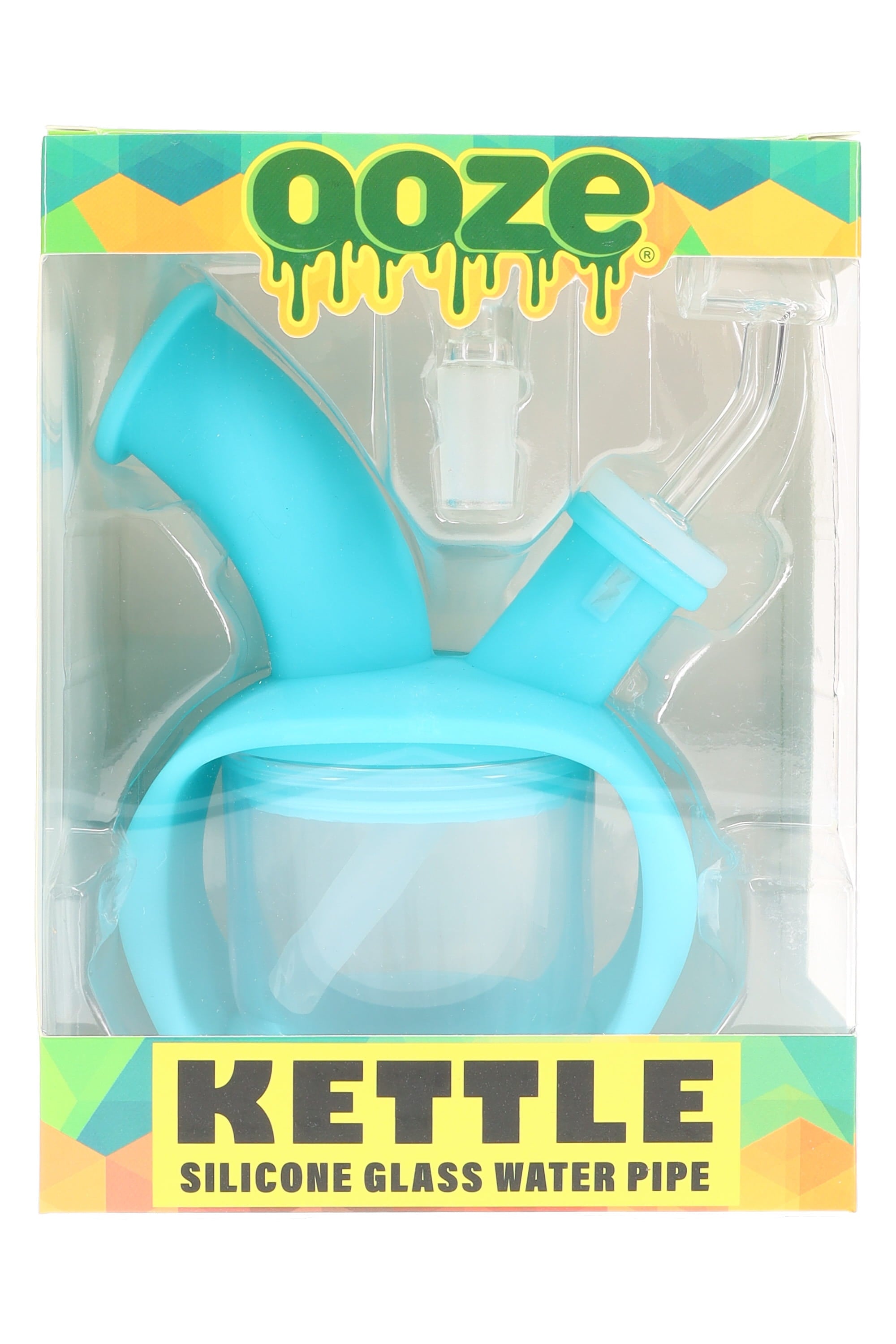 Ooze Kettle Silicone/Glass Bubbler Dab Rig