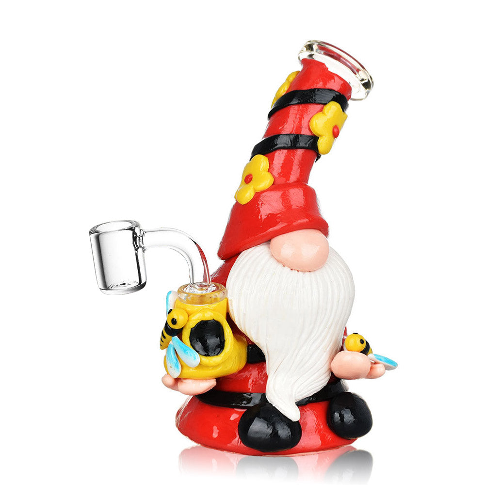 Flower Gnome glass and enamel dab rig
