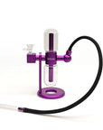 Purple Fortune 9" Mini Gravity Infuser Water Pipe on a white background