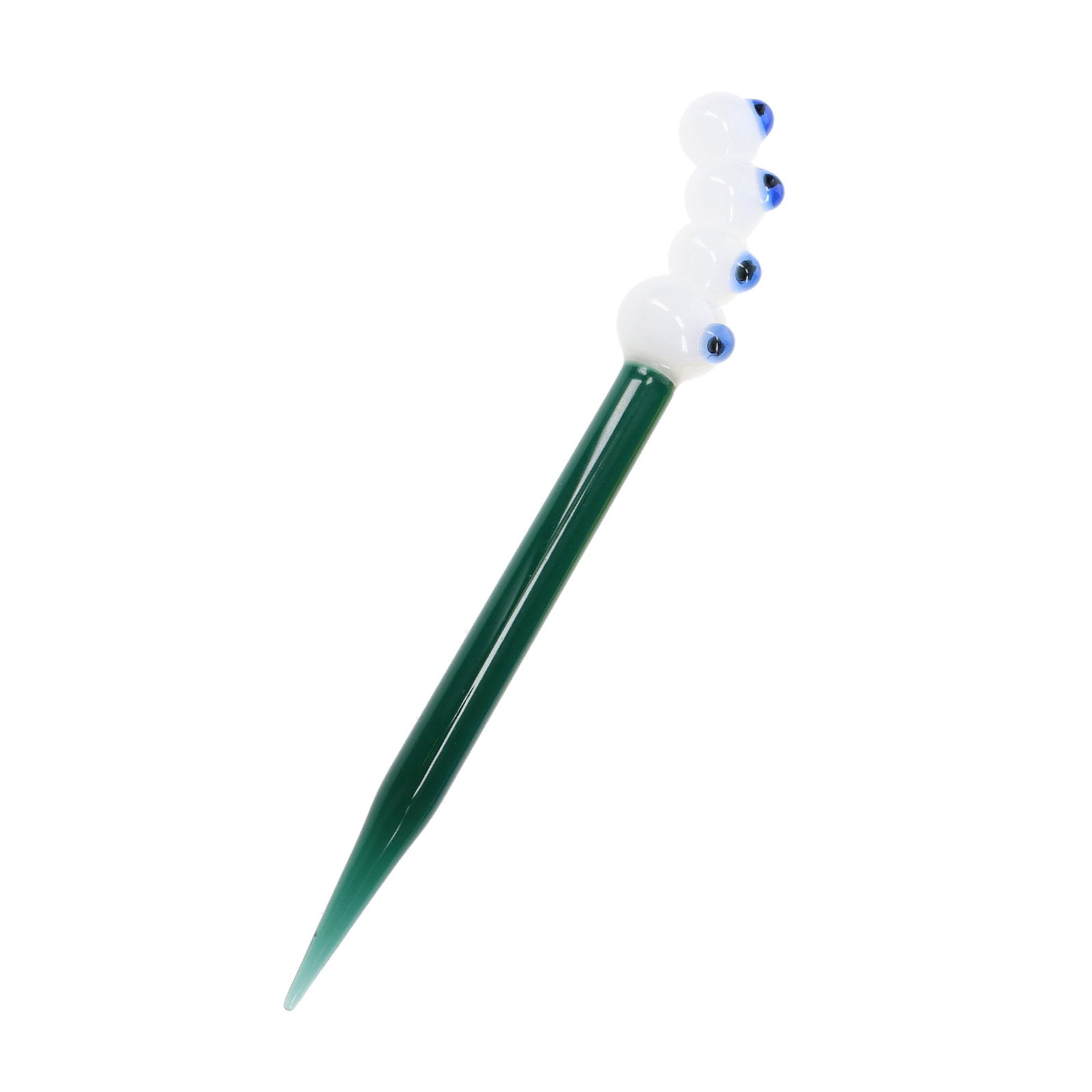Four-Eyes Glass Dab Tools for Wax in lake green