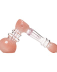 Frit Hammer Bubbler in Pink Color