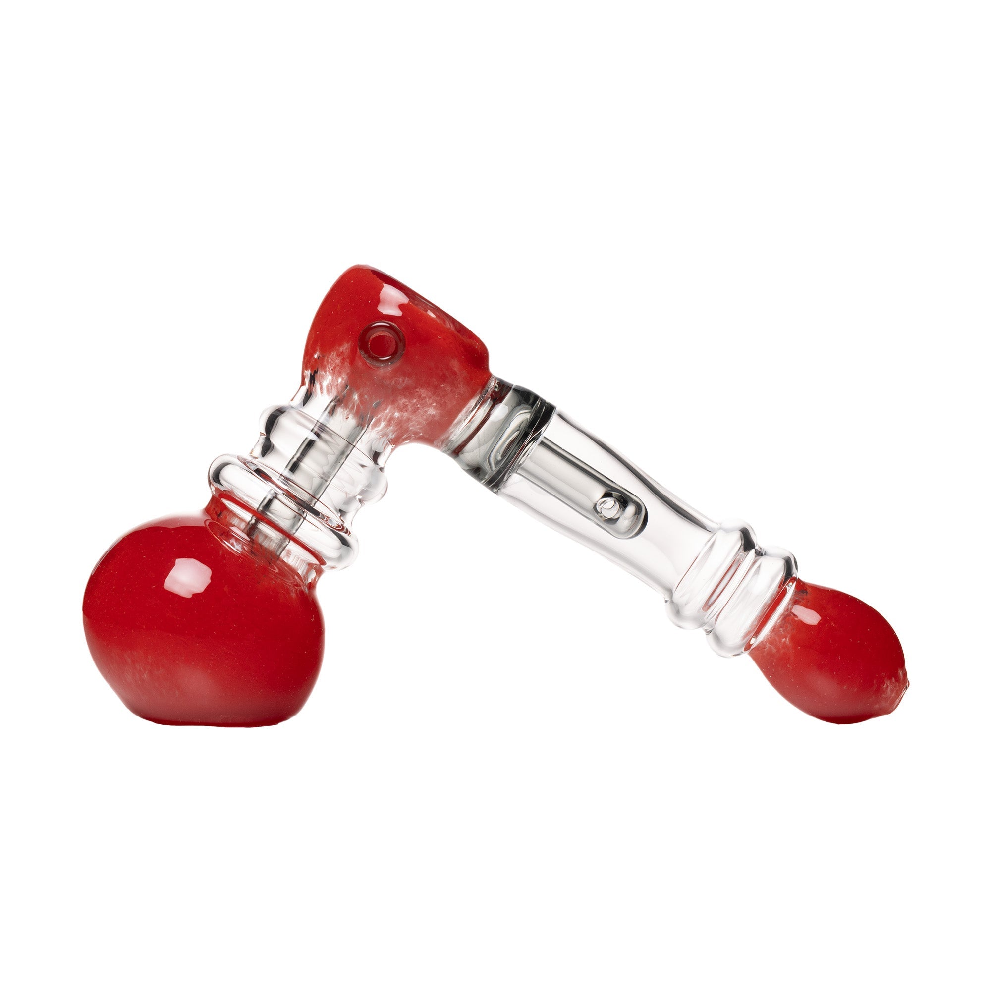 Frit Hammer Bubbler in Red Color