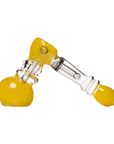 Frit Hammer Bubbler in Yellow Color
