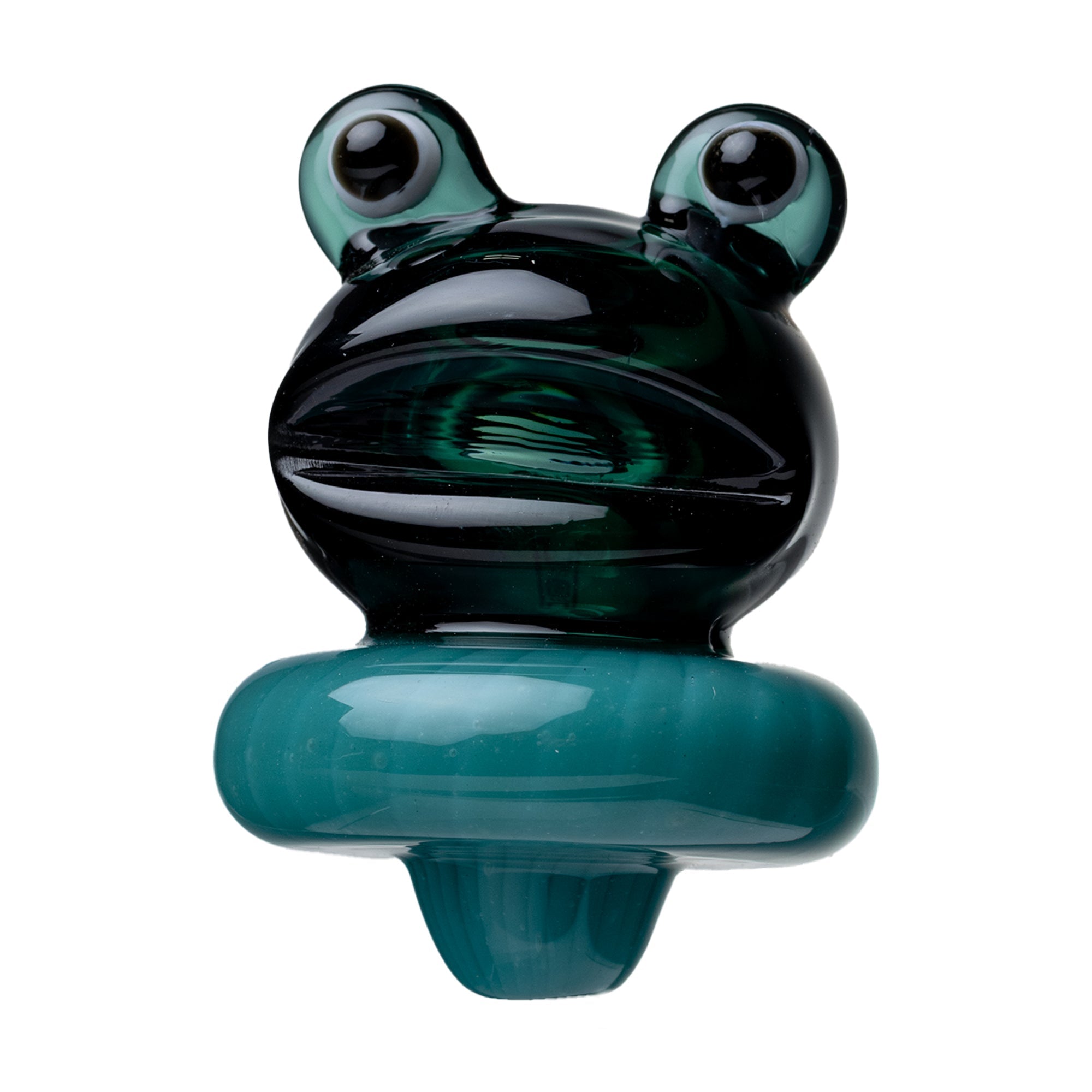 frog carb cap in green color