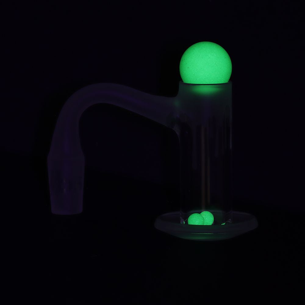 Frosted Drippin Terp Slurper Set – glow in the dark effect