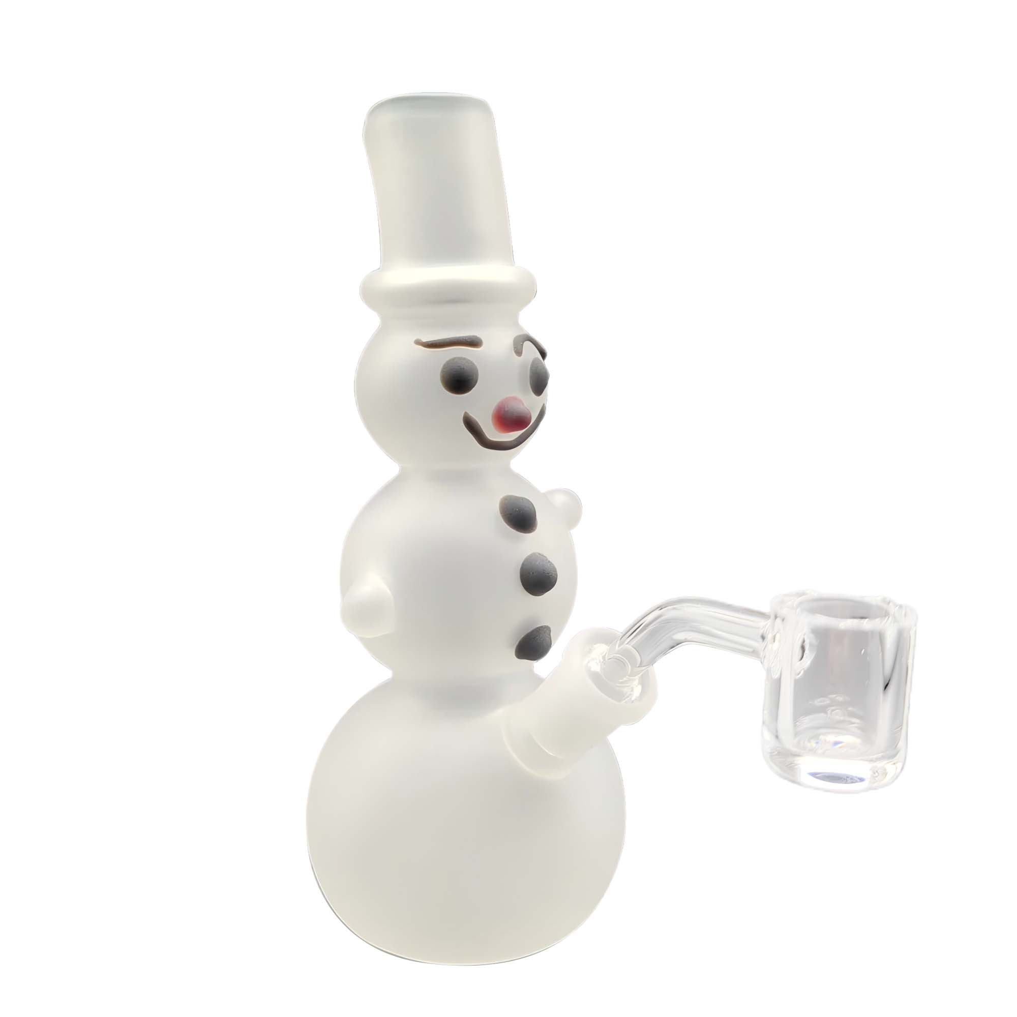 Frosted Snowman Glass Rig