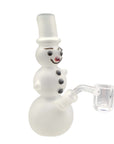 Frosted Snowman Glass Rig