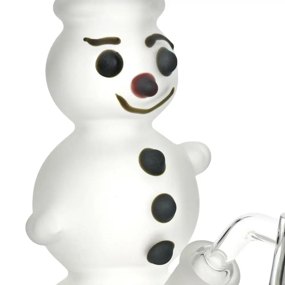 Frosted Snowman Glass Rig