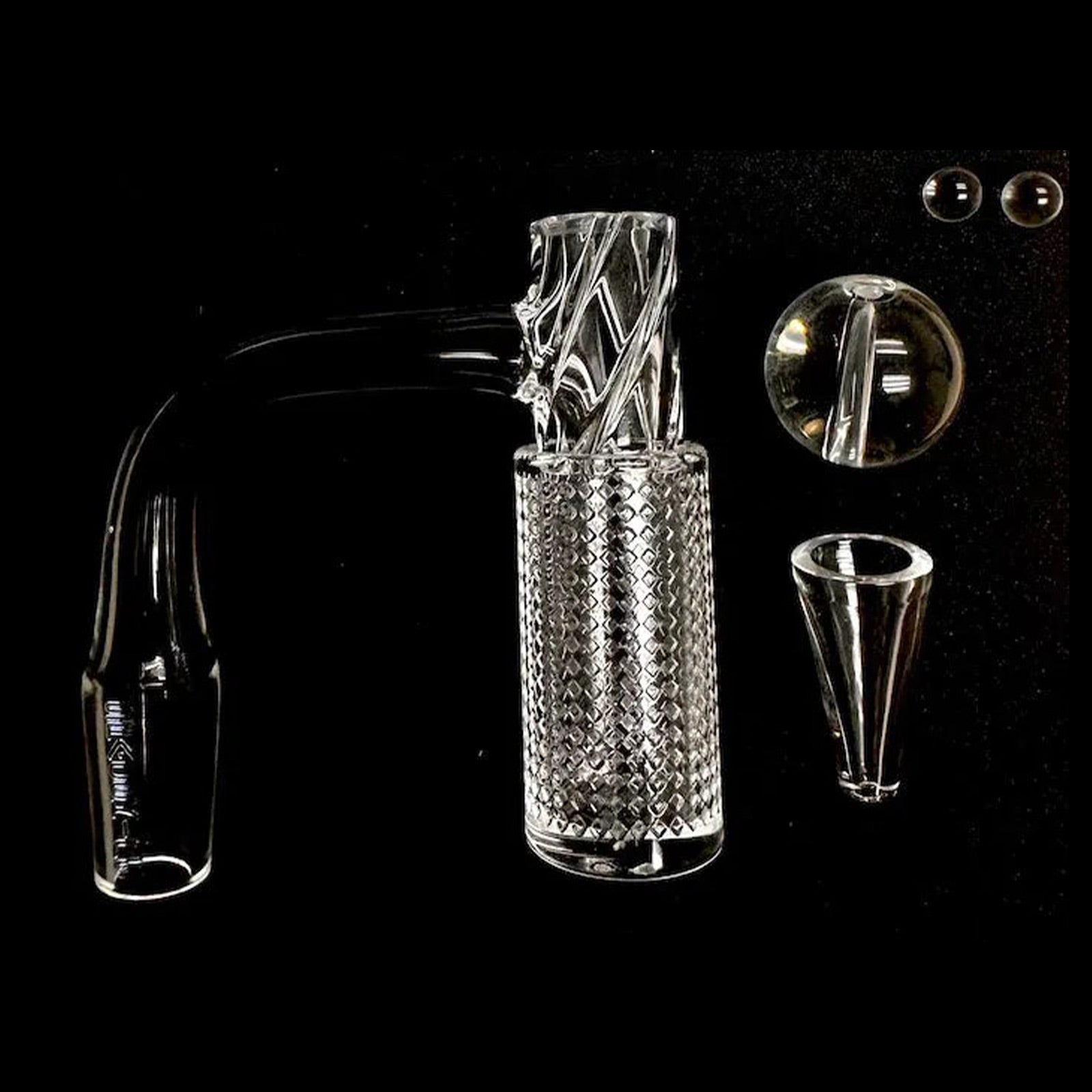 Fully Fused LSD TerpNado Quartz Banger All Parts