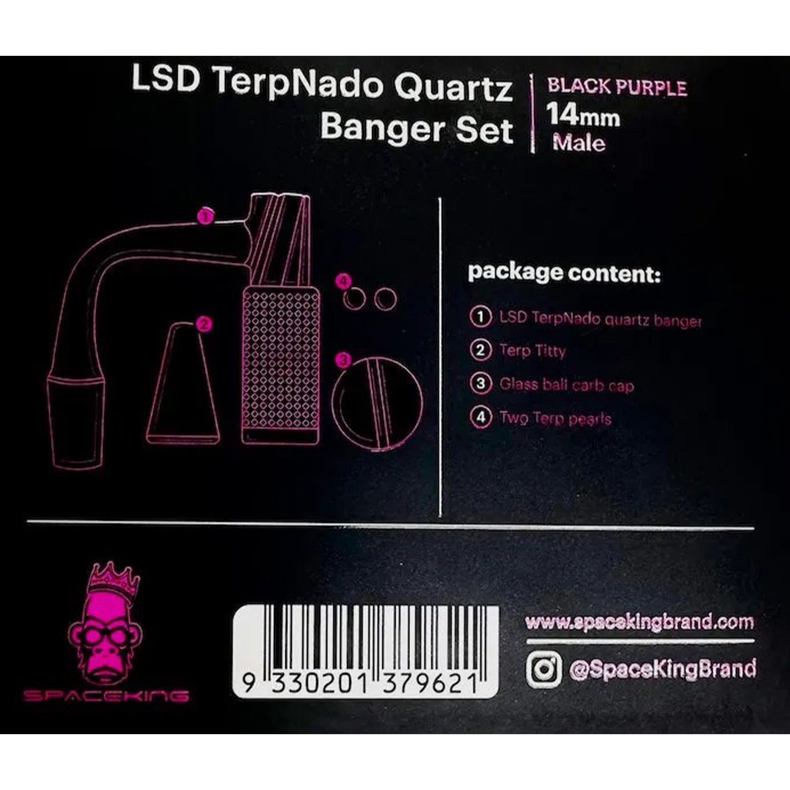 Fully Fused LSD TerpNado Quartz Banger Set
