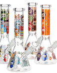 Funny Animal Beaker Water Pipe Glow In The Dark