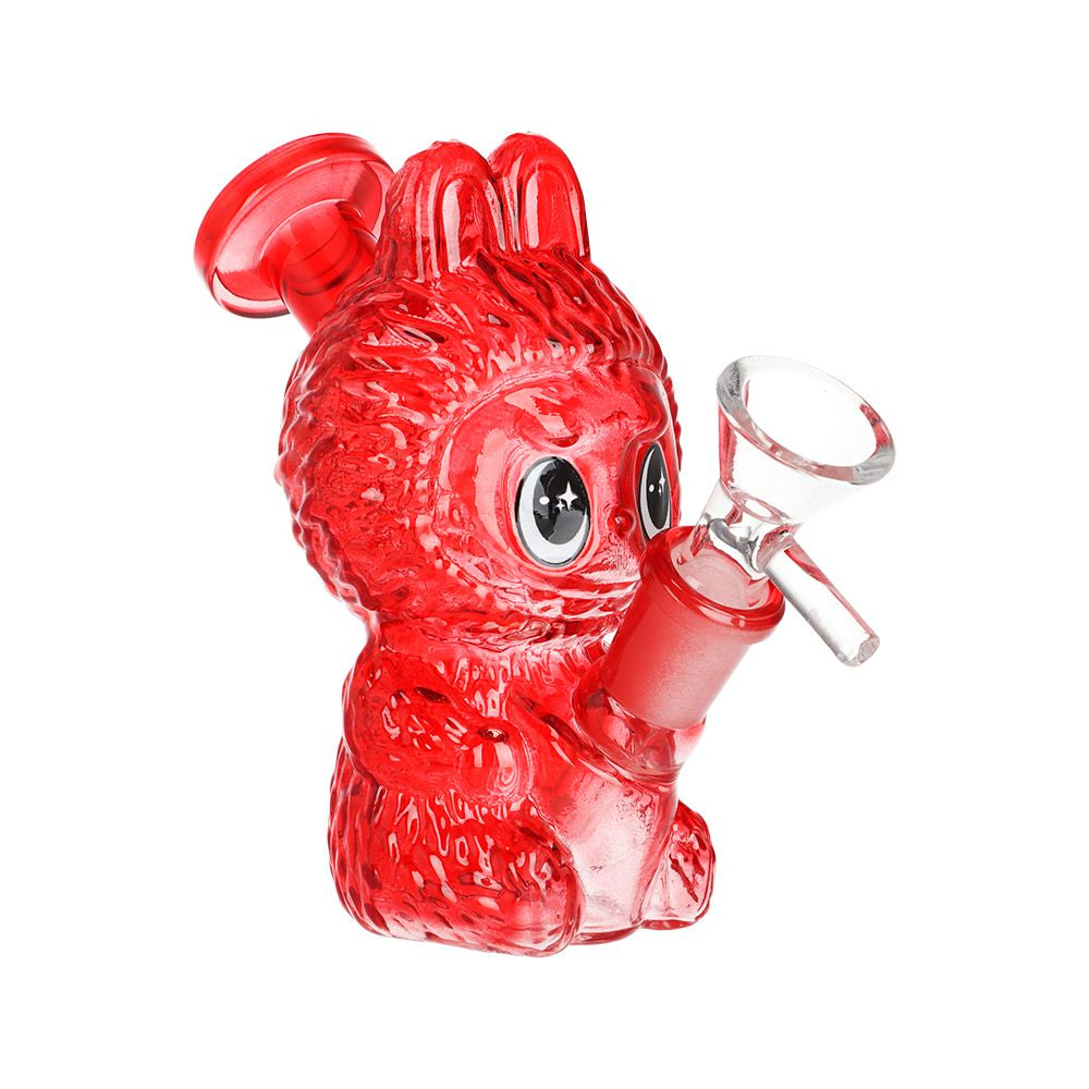 Funny animal glass mini water bong