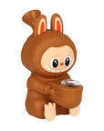 Funny Animal Silicone Water Bong in brown color