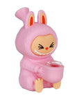 Funny Animal Silicone Water Bong in pink color