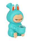 Funny Animal Silicone Water Bong in teal color