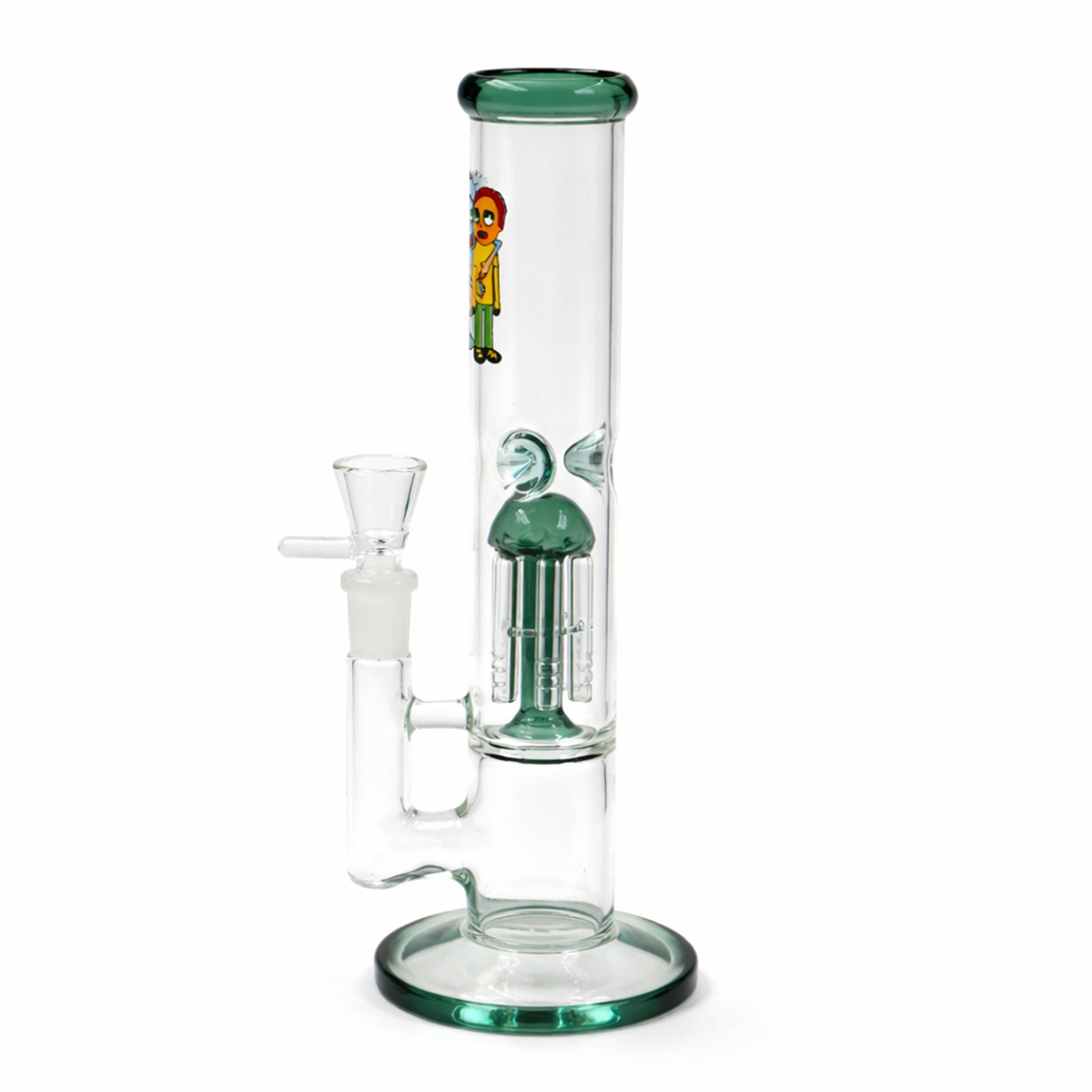 Galactic 6-Arm Straight Tube Bong