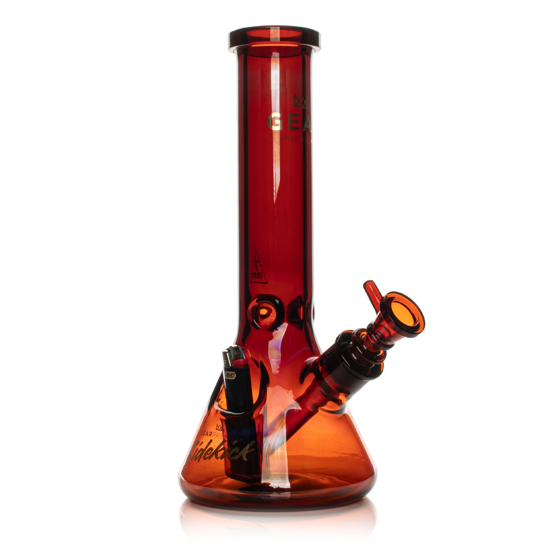 Gear Premium Sidekick Beaker Water Pipe in Amber