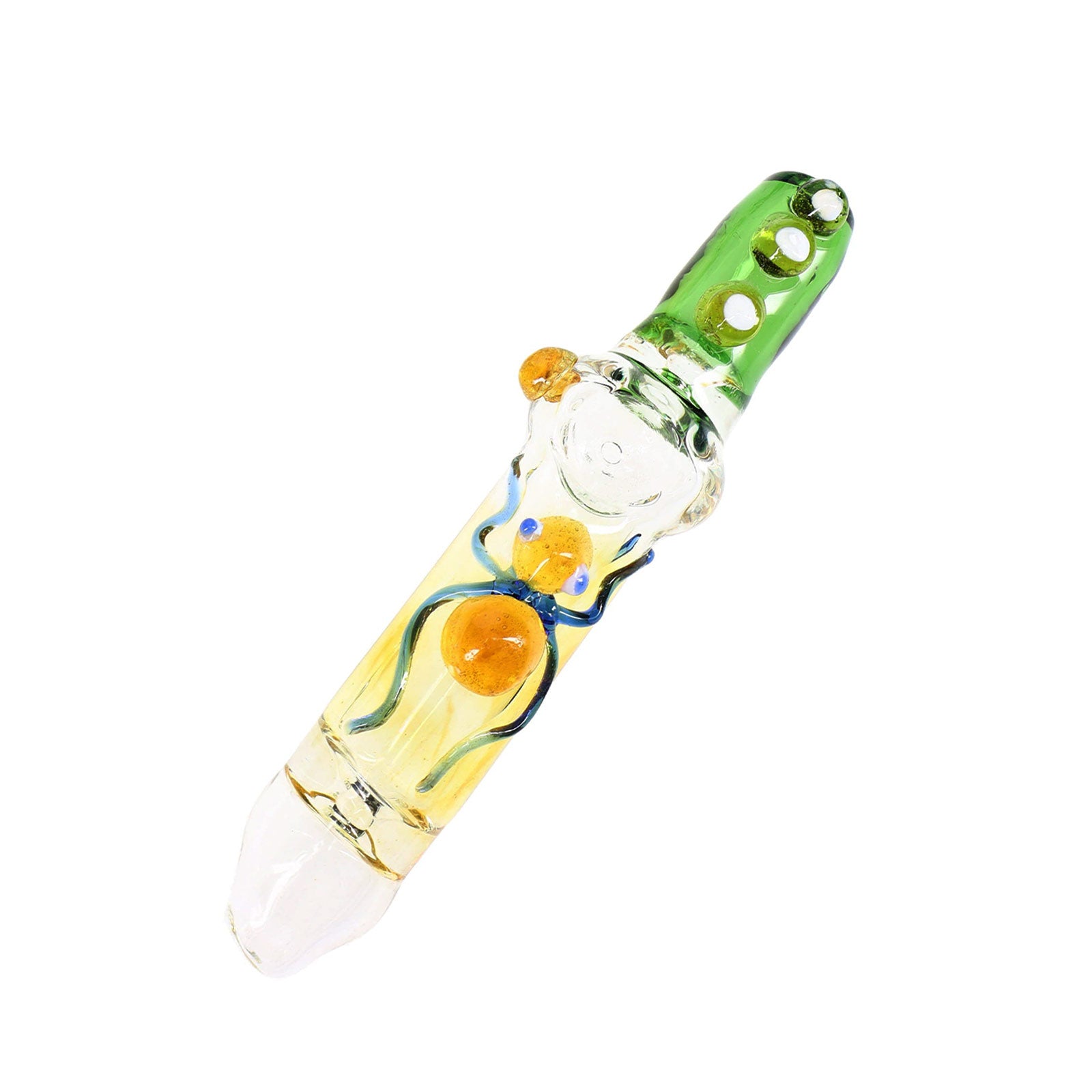 Gecko Glide Glass Critter Steamroller 7" - inhalco