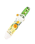 Gecko Glide Glass Critter Steamroller 7" - inhalco