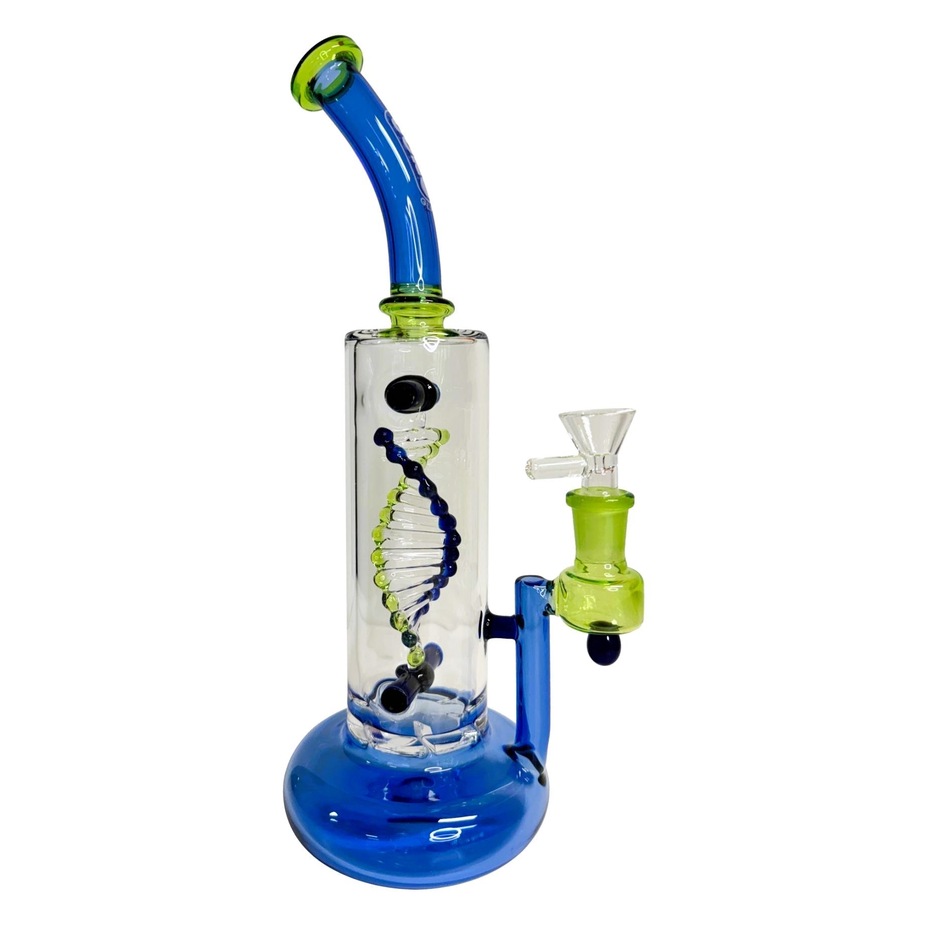 Gen 2 Spinning DNA Turbine Perc Glass Bong