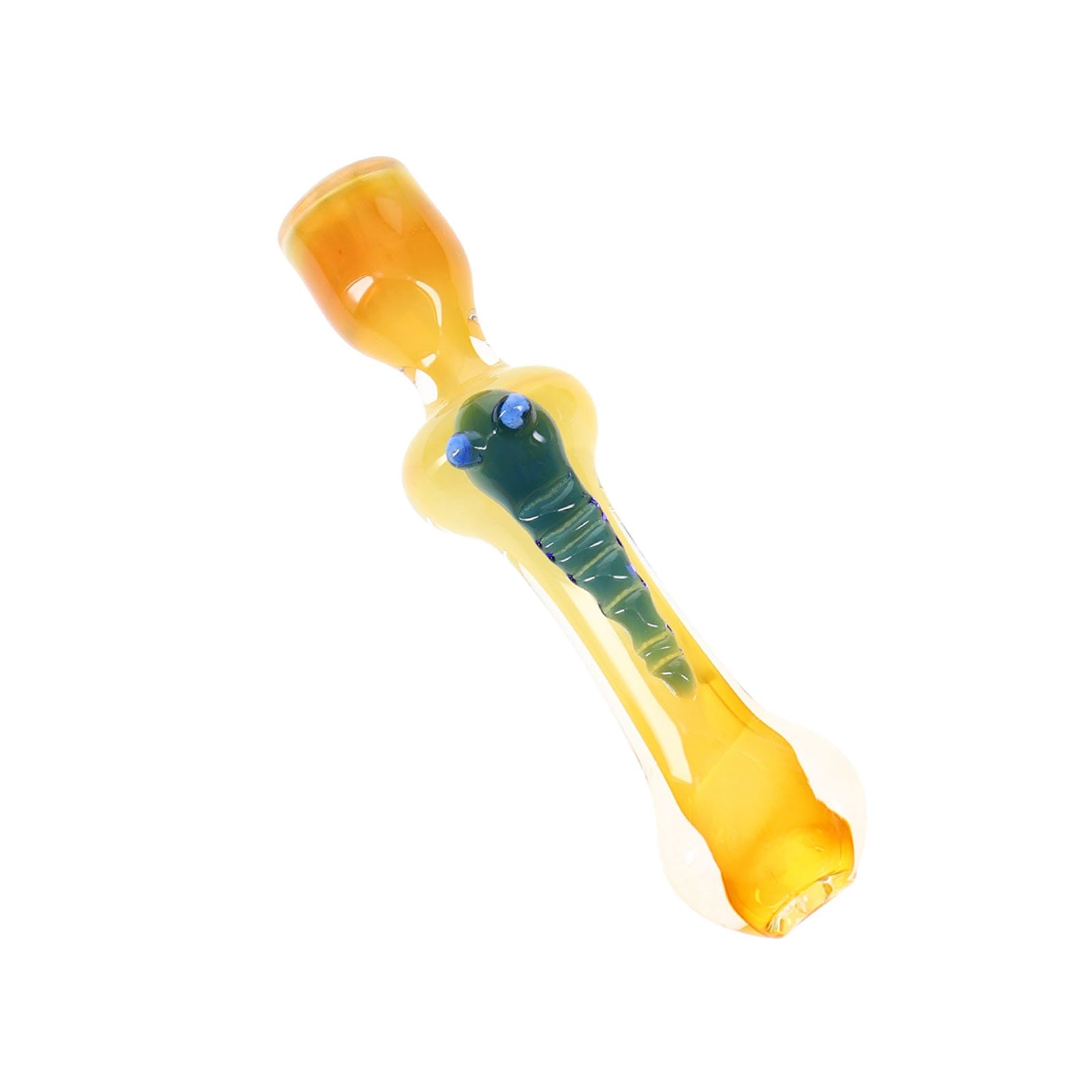 Gilded Gold Fumed Color-Shift Weed Chillum - inhalco