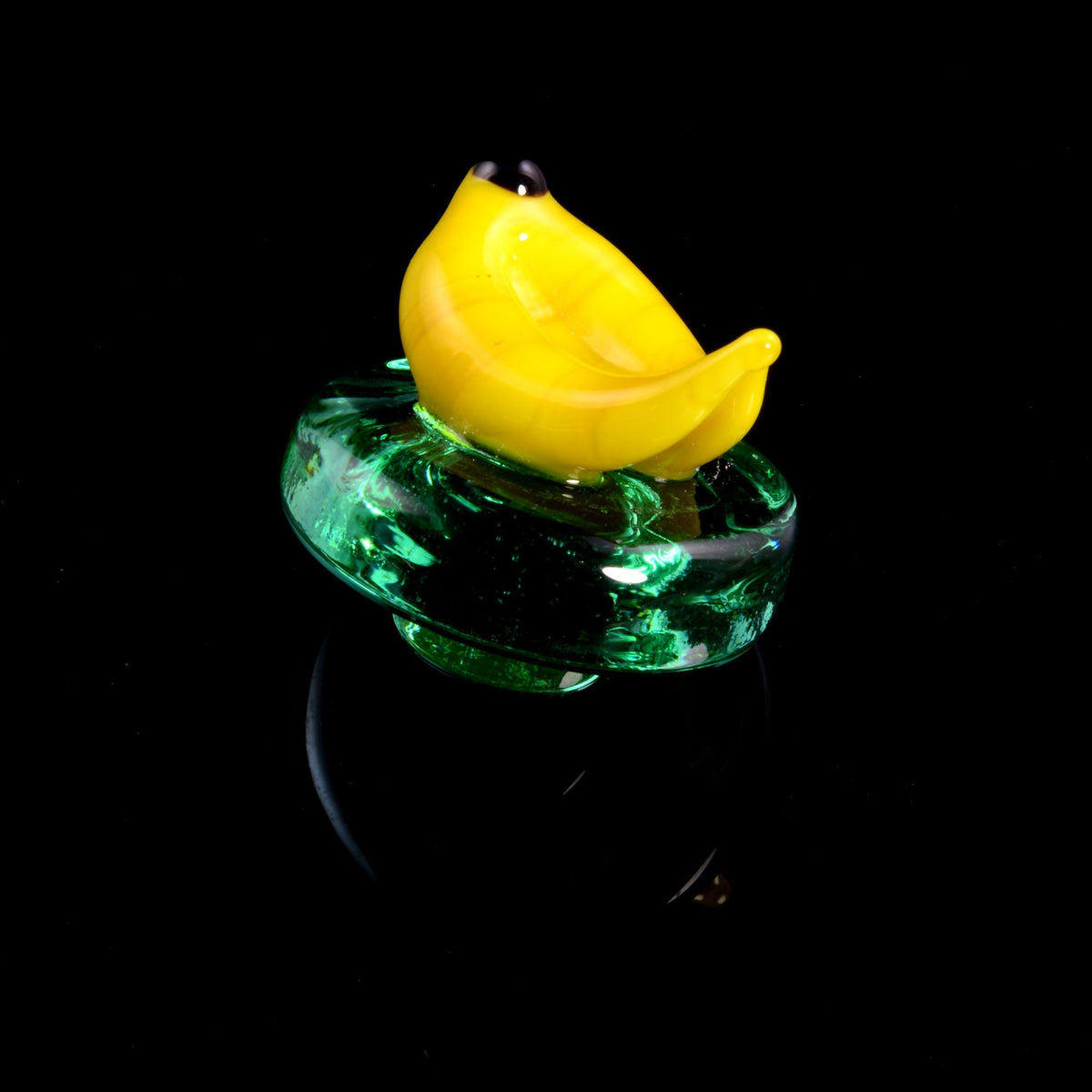 Glass Banana Carb Cap Assorted Color