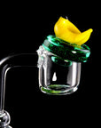 Glass Banana Carb Cap Assorted Color