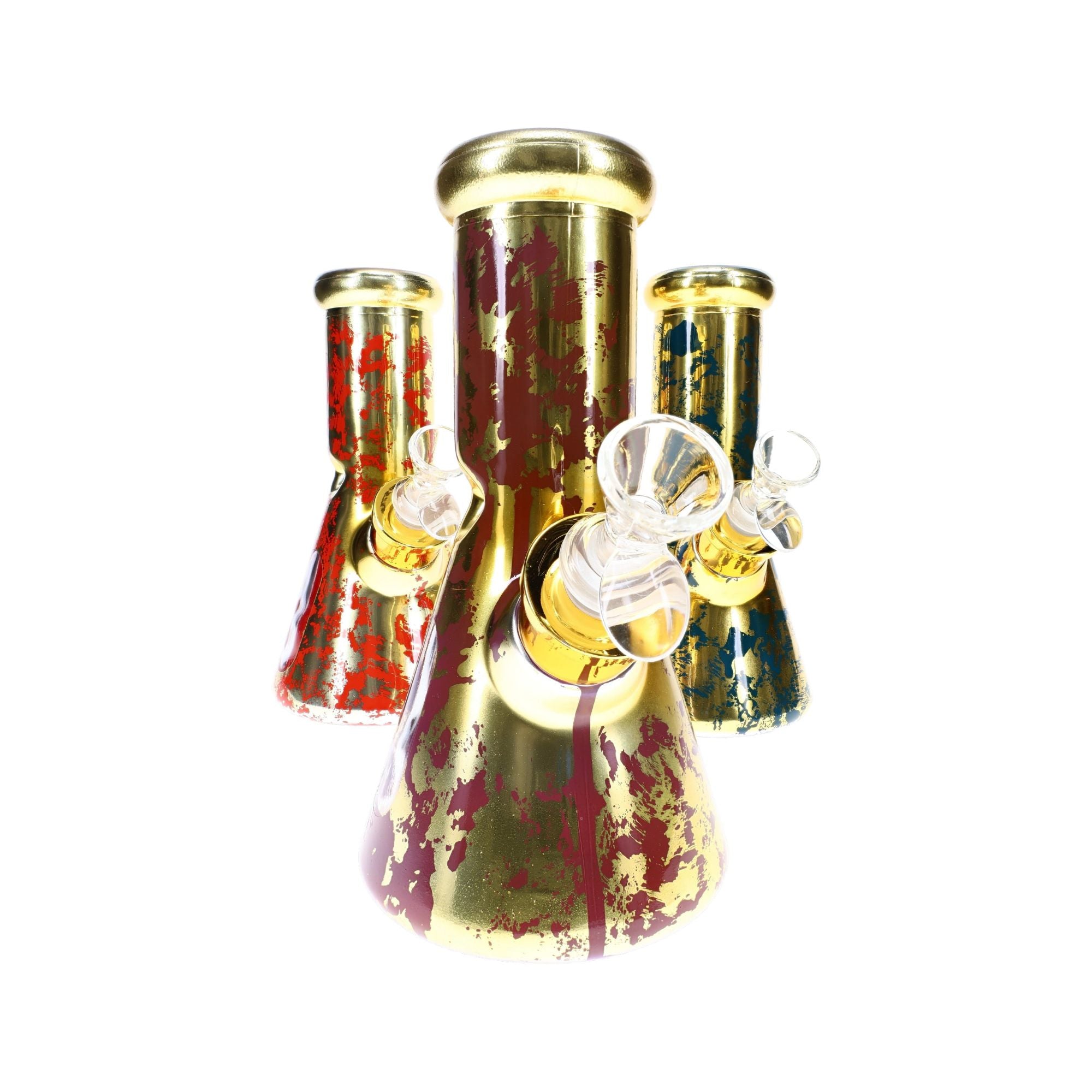 Glass Beaker Bong Gift Set “Starter Stack”