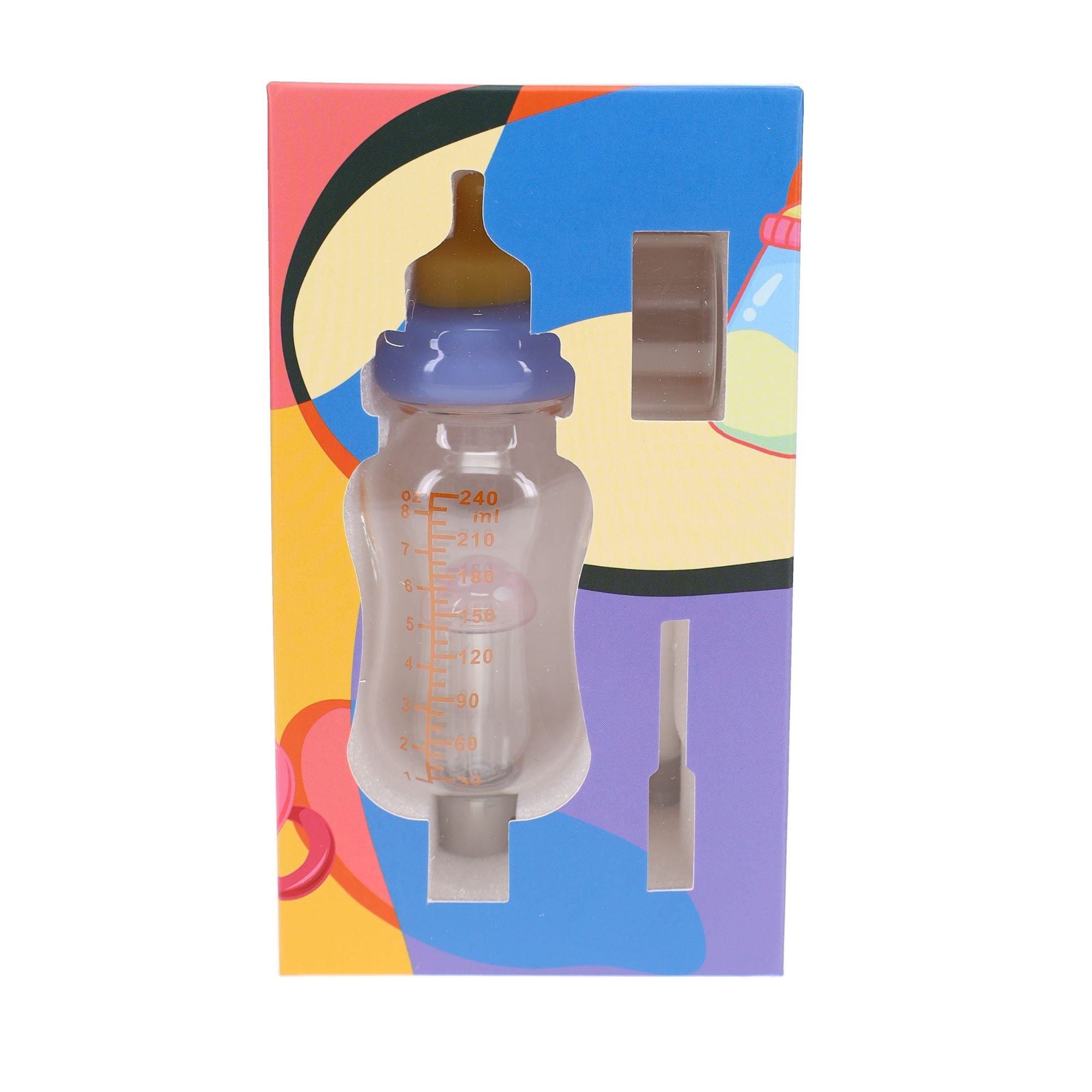 Glass Bottle Dab Straw “Shroom Flask” Mushroom Perc