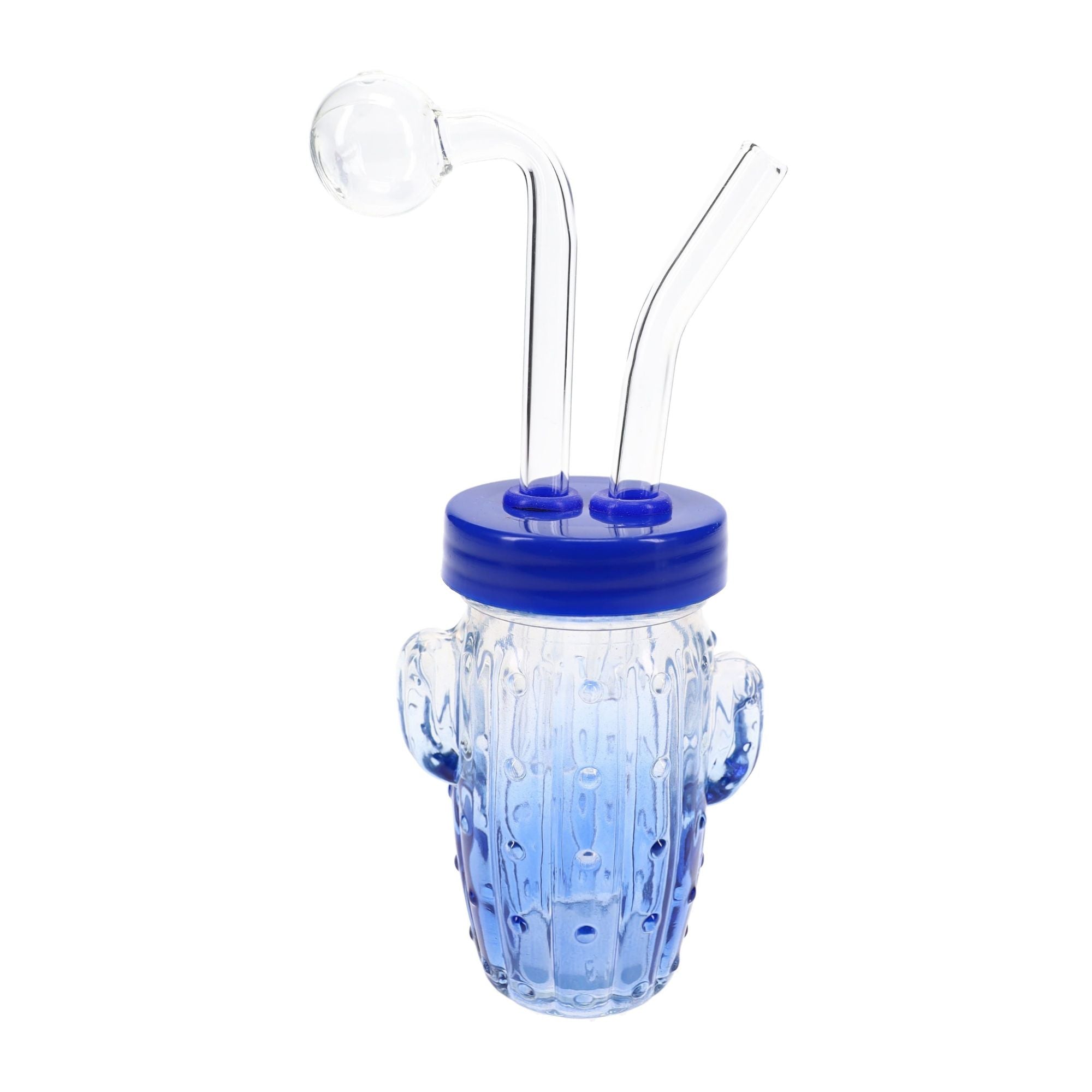 Glass Cactus Oil Burner Rig “Desert Sipper”