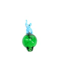 Glass Elephant Bubble Carb Cap “Trunk Twist”