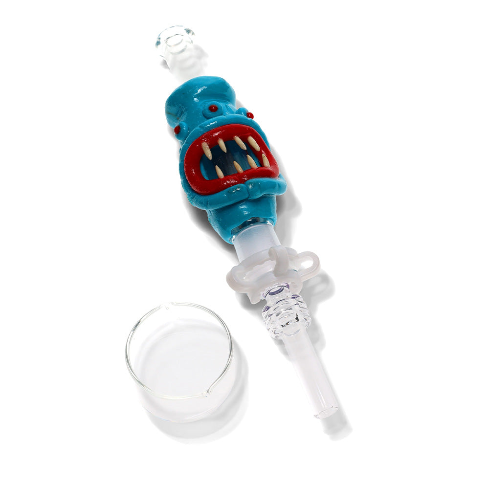 Glass Monster Beast Bite Dab Straw Kit - Blue Beast
