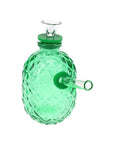 Glass Pineapple Mini Bong in green