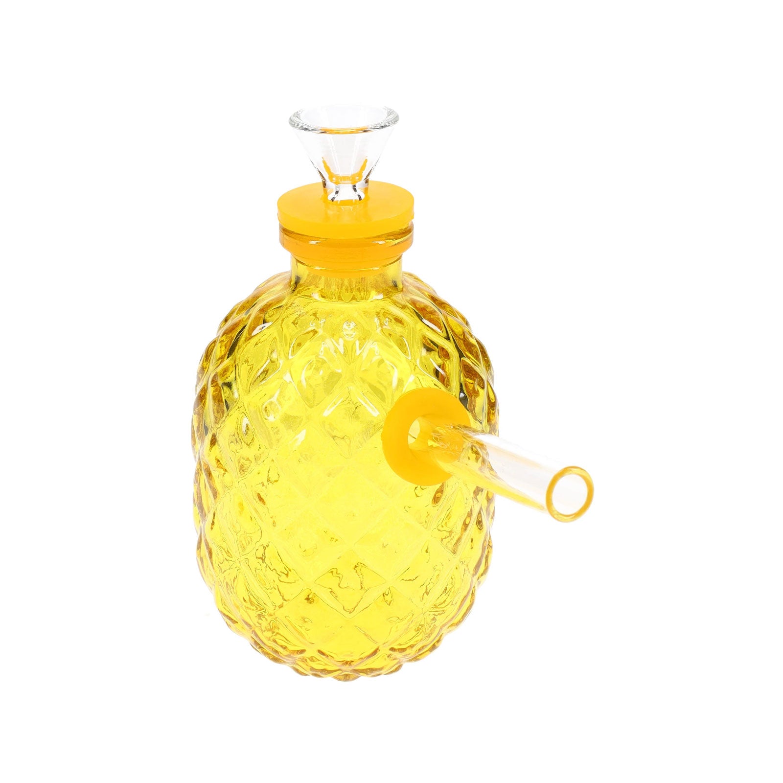 Glass Pineapple Mini Bong - inhalco