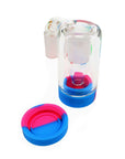Glass & Silicone Wax Catcher 14.5mm Male-to-Female - inhalco