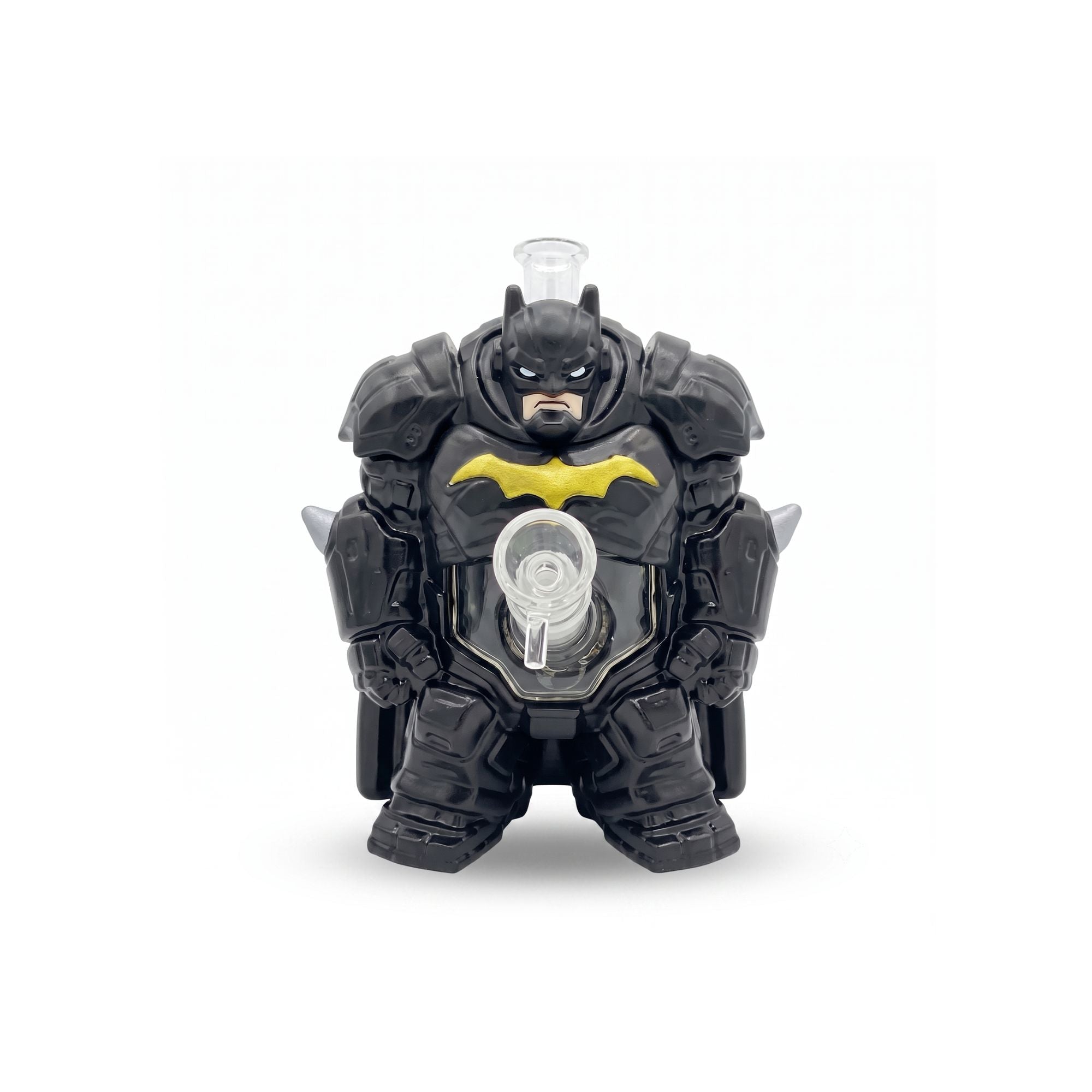 Glass Water Pipe Dark Knight 12"