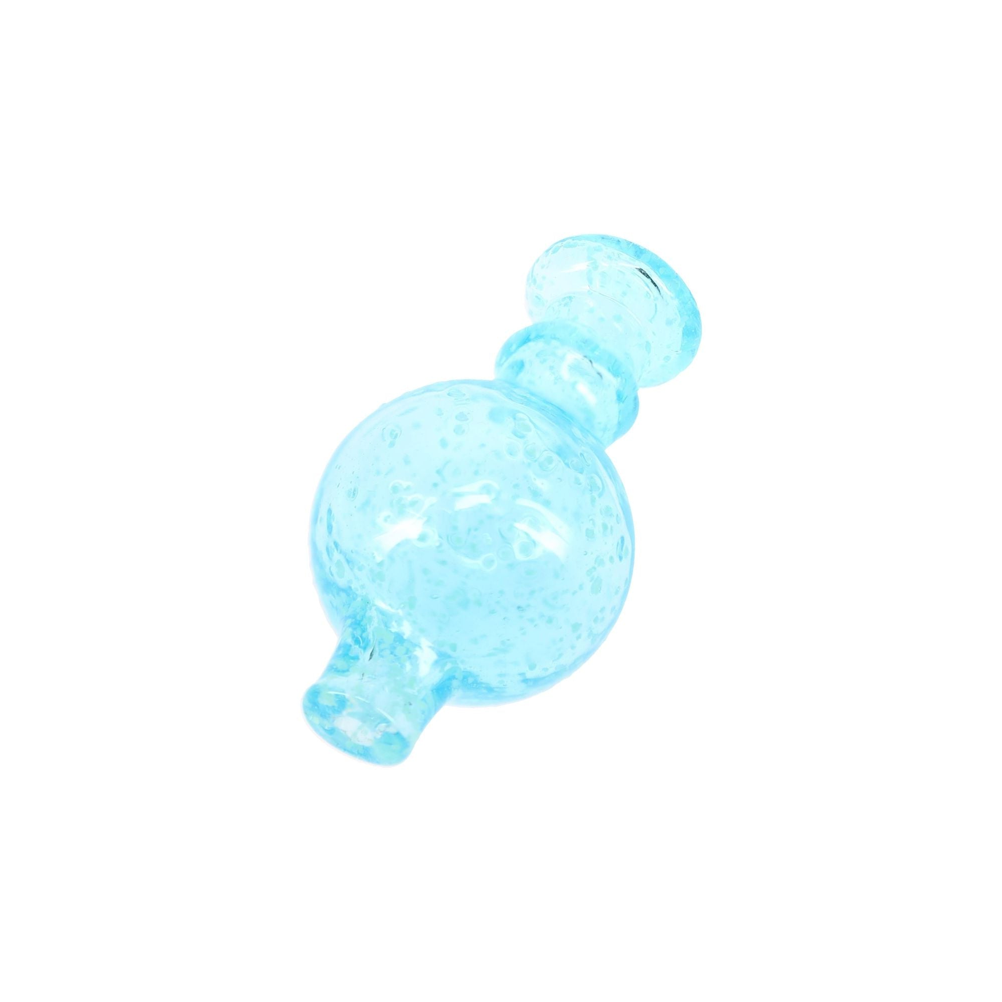 Glow-in-the-Dark Frit Glass Bubble Carb Cap “Night Spark”