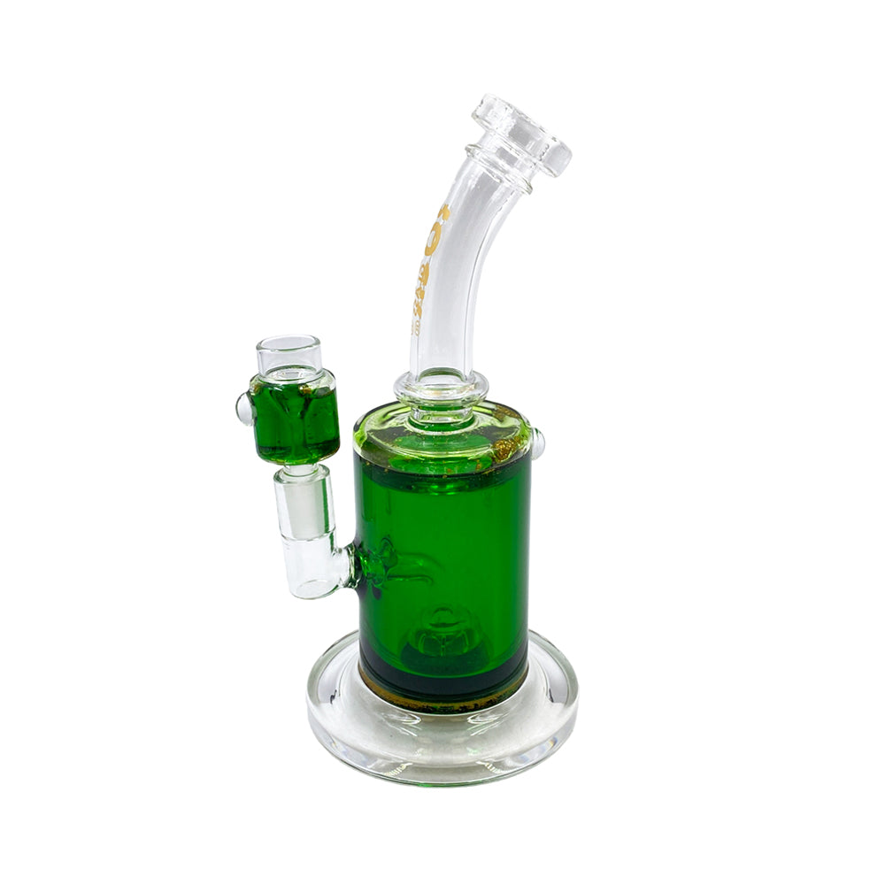 Glycerin Chiller Water Bong in green