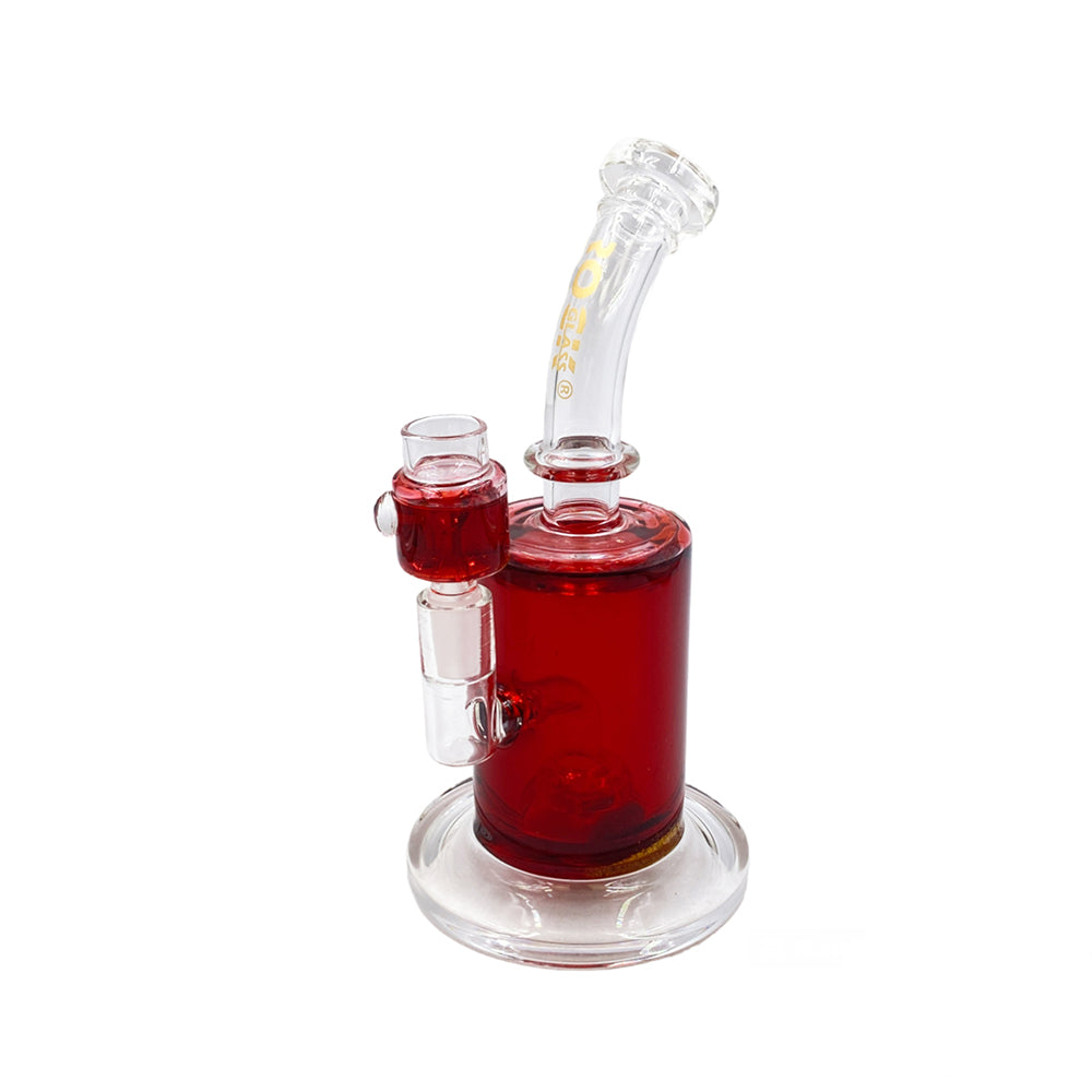 Glycerin Chiller Water Bong in red