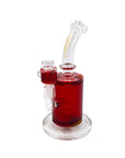 Glycerin Chiller Water Bong in red
