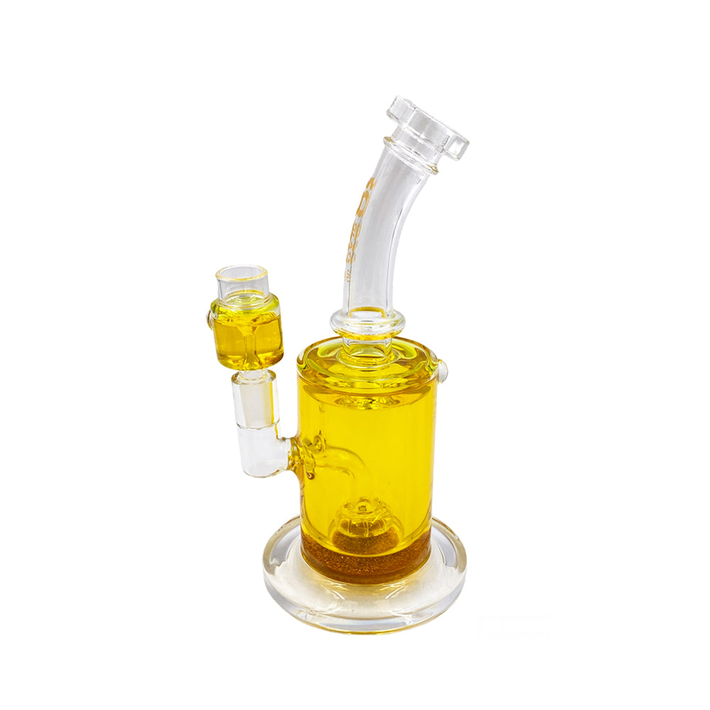 Glycerin Chiller Water Bong in yellow