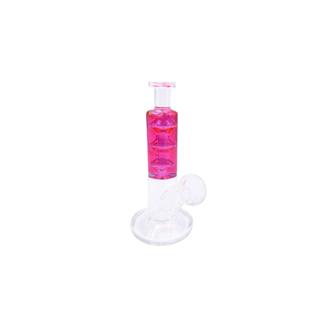 glycerin freezable bong in pink color