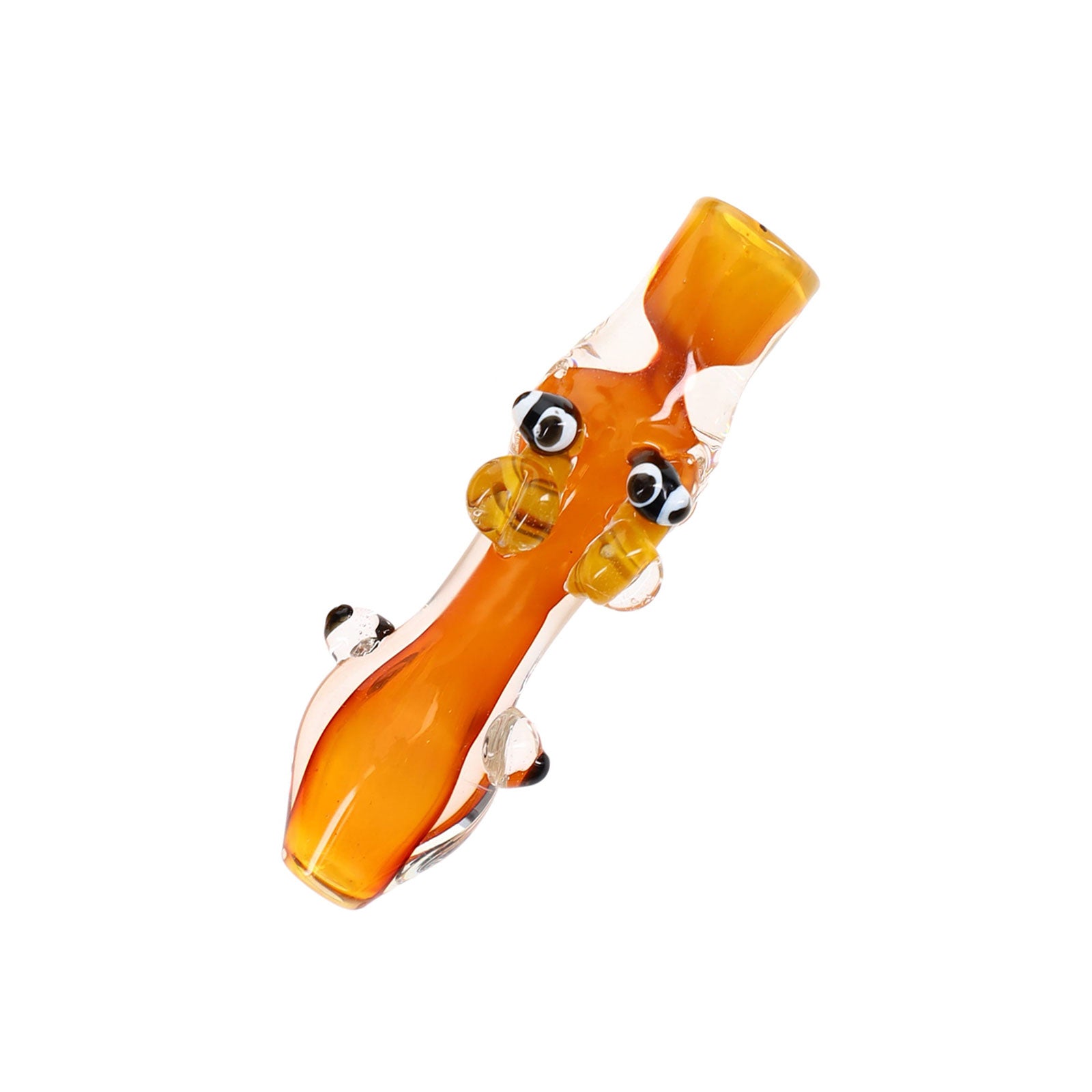 4″ Gold-Fumed Bee Glass Chillum - inhalco