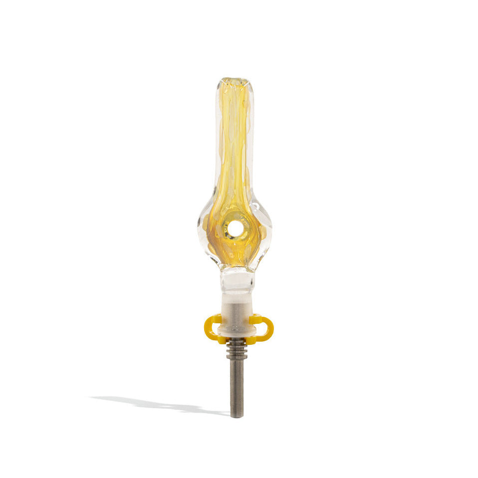 Gold Silver Fumed Nectar Collector with 10mm Titanium Tip