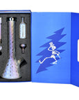 Grateful Dead x Pulsar Bolts And Skellies Glass Beaker Bong Set