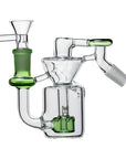 14mm Recycler Ash Catcher, Green, 45° joint