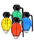 Grenade Glycerin Glass Hand Pipe 4ct